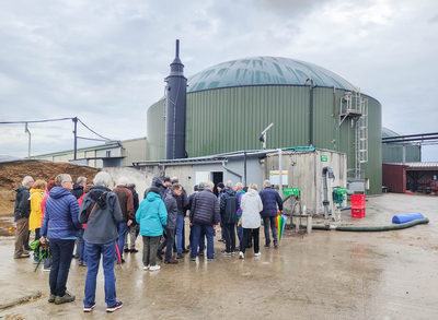 Digesteur visite méthanisation Andelnans