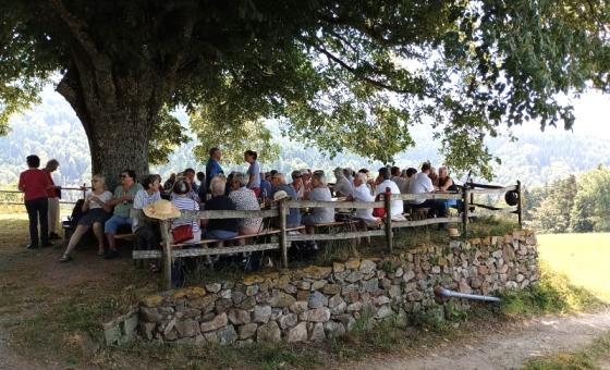 60 Cébélistes au refuge Berglusthaus pour la rencontre avec le Hohbühl 60 Cébélistes au refuge Berglusthaus pour la rencontre avec le Hohbühl