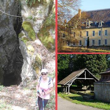 Faille de la Grande Raie, château et lavoir de Fallon