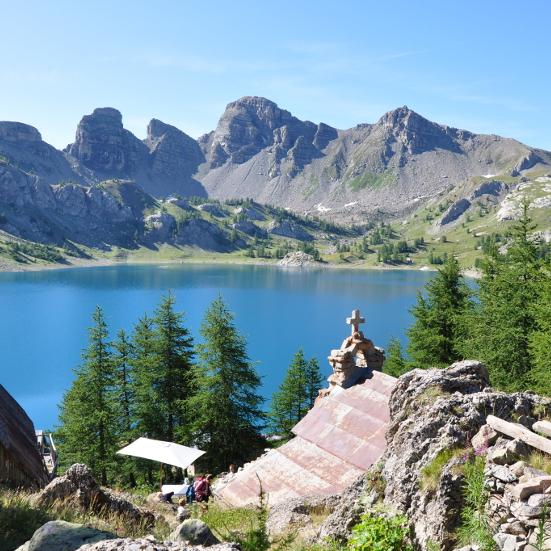 le lac d'Allos Le lac d'Allos