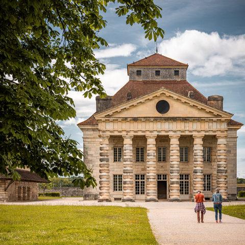 Saline Royale Arc-et-Senans  architecture d'un édifice