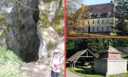 Faille de la Grande Raie, château et lavoir de Fallon