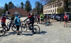 Depart du chateau Lesmann