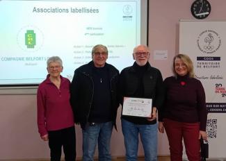 Label 90 obtenu par la CBL remise du diplôme le 17 février 2026 par le CDOS 90