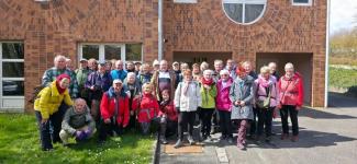 Sortie du 1er avril 2026  avec les jumelés du Hohbühl  groupe devant le local Aragon