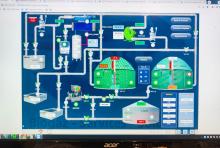 Logiciel de surveillance de l'unité de méthanisation 