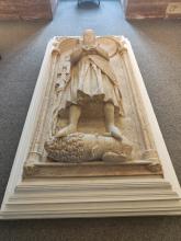 Musée Histoire de Belfort  : une copie du gisant de Renaud de Bourgogne