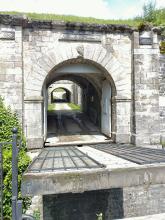 Fort du Mont-Vaudois :  Pont-levis de l'entrée principale du Fort 