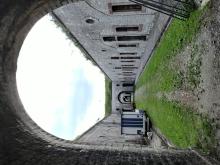 Fort du Mont-Vaudois : Entrée sur une cour  