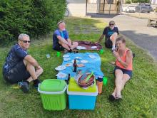 Damvant: petit moment convivial après l'effort