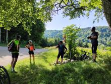 Au dessus de Damvant petite pause à l'ombre