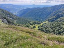 Panorama en montant au Hohneckdu 