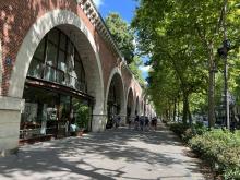 Le Viaduc des Arts vu de l'Avenue Daumesnil