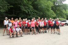 Une belle équipe de cyclistes au séjour à Bitche en Moselle