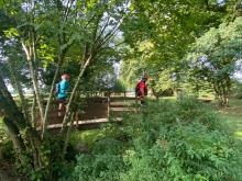 Fontenelle: passerelle sur l'Autruche