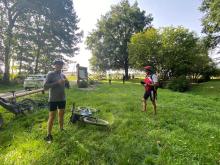 Petite pause au vert