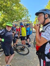 Départ de l'étang des forges