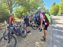 Départ de l'étang des forges