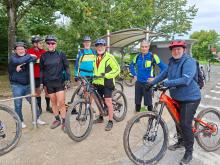 Départ de l'étang des forges