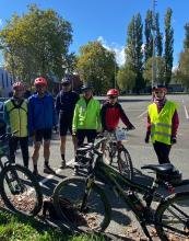 L'équipe des baliseurs petits circuits départ du Technom