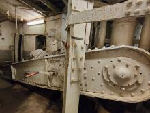 Maginot  Four-A-Chaux : Soubassement de la tourelle 