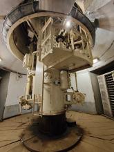 Maginot  Four-A-Chaux  : Etage de la tourelle où se trouvent les postes d'opérateurs